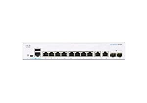 Cisco Business CBS350-8T-E-2G Managed Switch | 8 Port GE | Ext PS | 2x1G Combo | Limited Lifetime Protection (CBS350-8T-E-2G-NA) 8-port GE / 2 x GE Uplinks / External Power Supplier