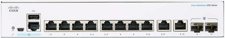 Cisco Business CBS350-8FP-E-2G Managed Switch | 8 Port GE | Full PoE | Ext PS | 2x1G Combo | Limited Lifetime Protection (CBS350-8FP-E-2G) 8-port GE / PoE+ / 120W / 2 x GE Uplinks / External Power Supplier