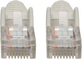 Tripp Lite N001-015-WH Cat5 Cat5e Snagless Molded Patch Cable UTP White RJ45 M/M 15' 15'