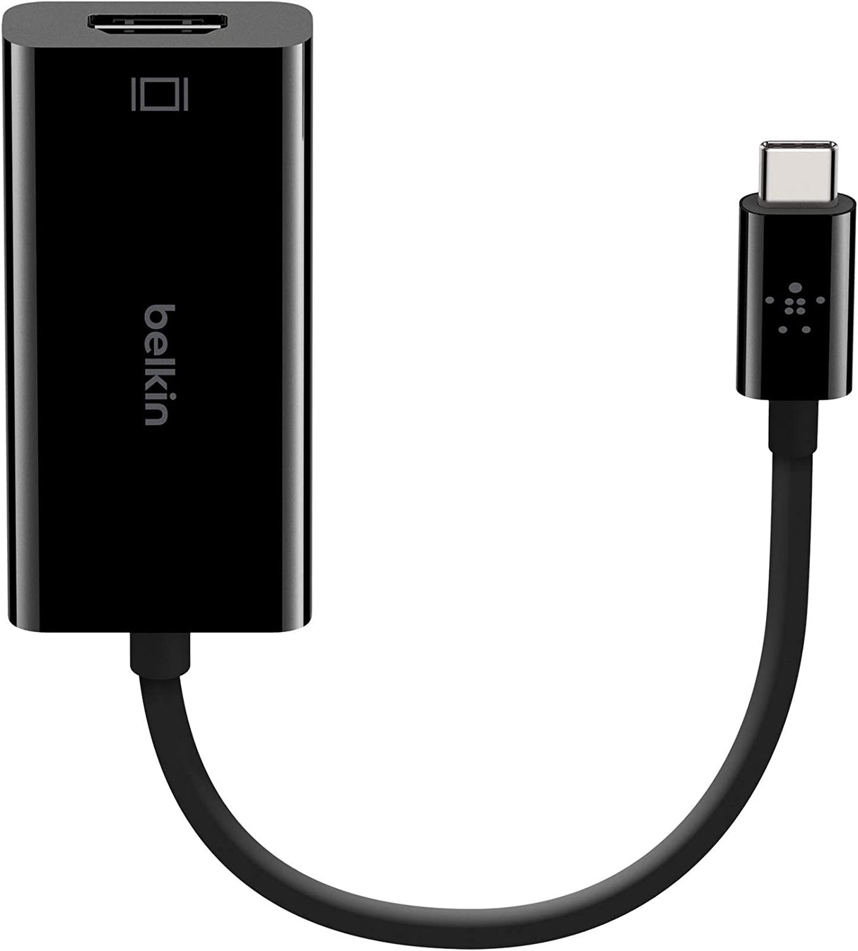 Belkin USB-C to HDMI Adapter, Works with Chromebook Certified(Supports 4K @60Hz, HDMI to USB-C Adapter, USB Type-C to HDMI Adapter), Black (F2CU038btBLK)