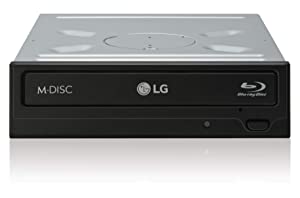 LG Electronics 16X SATA Blu-Ray Internal Rewriter with 3D Playback and M-DISC Support Optical Drive BH16NS40