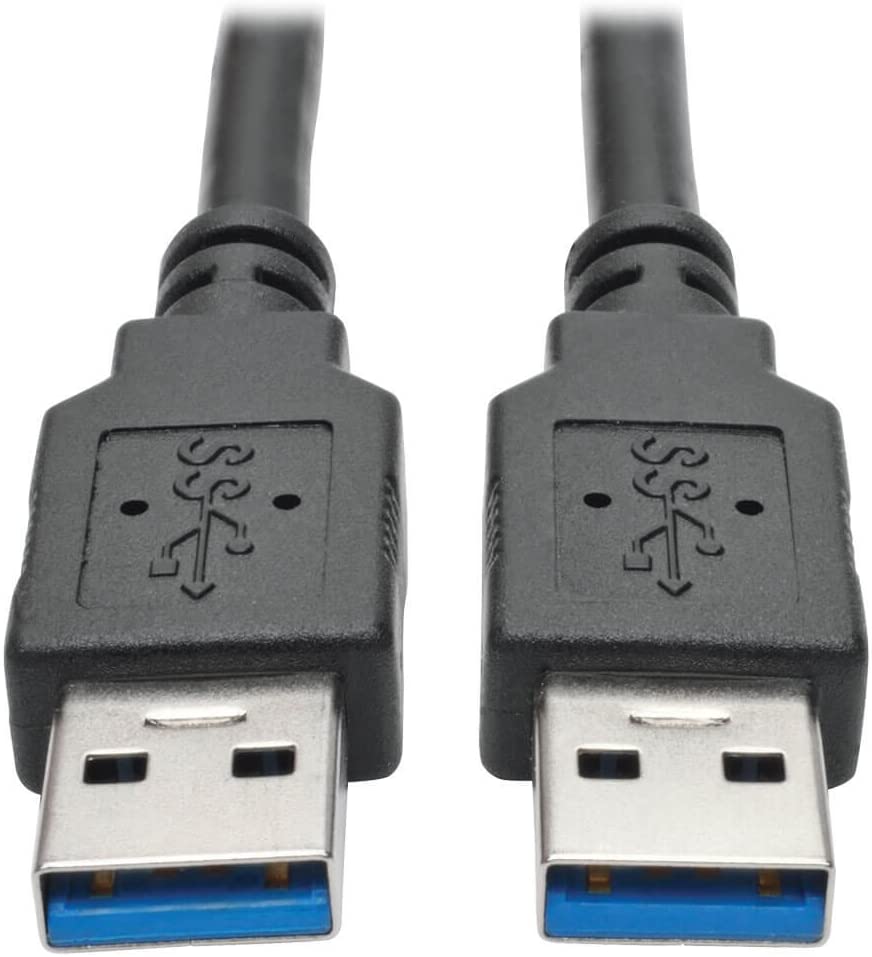 Tripp Lite 3 ft. USB 3.0 SuperSpeed (A/A) Cable (M/M), 28/24 AWG, 5 Gbps, USB Type-A to Type-A, Black (U320-003-BK)