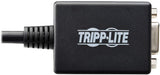 Tripp Lite DisplayPort to VGA Video Adapter, DP to VGA Video Converter, Active Display Adapter (M/F), 6 in. (P134-06N-VGA), Black DP to VGA Active