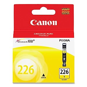 Canon CLI-226 YELLOW Compatible to iP4820,iP4920,iX6520,MG5120 CANON EXCLUSIVE,MG5320,MG5520,MG8120/MG6120,MG8220/MG6220,MX882,MX892/MX472 Printers