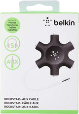 Belkin RockStar 5-Jack Multi Headphone Audio Splitter (Black)