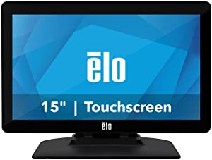 Elo 1502L - 15" Touchscreen Monitor with Stand for POS, Retail, Hospitality - 10 Touch, USB-C 15-inch With Stand