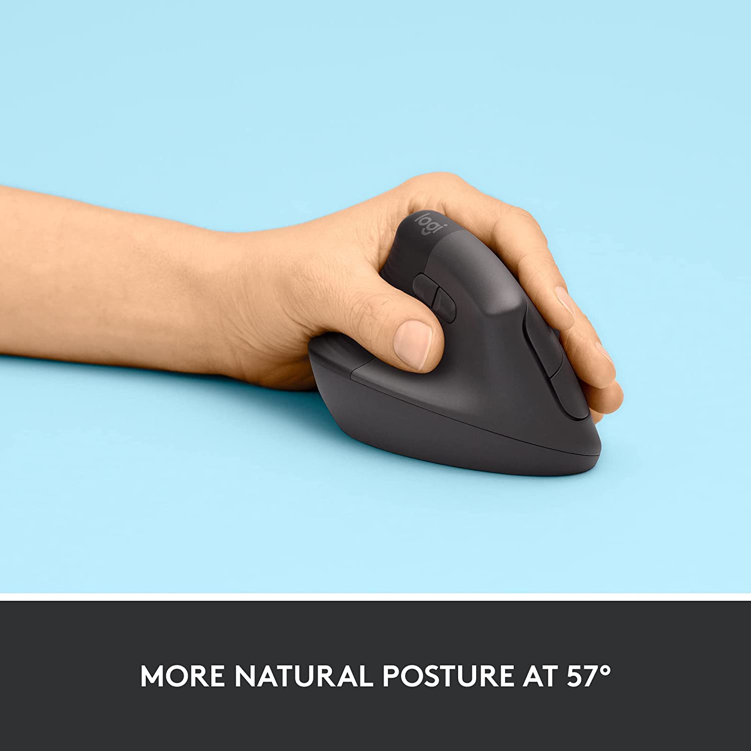 Logitech Lift Left Vertical Ergonomic Mouse, Left-Handed, Wireless