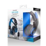 dreamGEAR Grx-340 High Performance, Wired Stereo Gaming Headset for PS5/PS4: 40mm Drivers, Compatible with Xbox One/Series X and S/Switch Blue