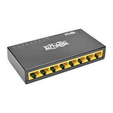 Tripp Lite 8-Port Gigabit Ethernet Switch, Desktop, RJ45 Unmanaged Network Switch 10/100/1000 Mbps (NG8P) 8-Port+B5:G5 Unmanaged