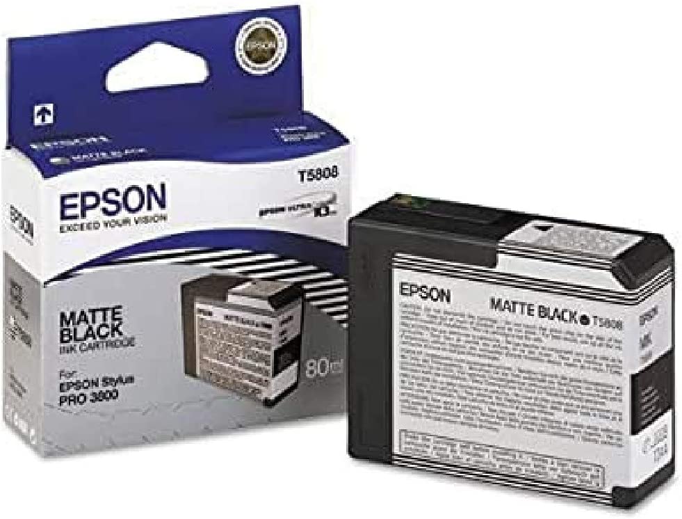 Epson T5808 UltraChrome K3 Matte Black Cartridge Ink