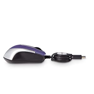 Verbatim USB-C Mini Optical Travel Mouse - Purple