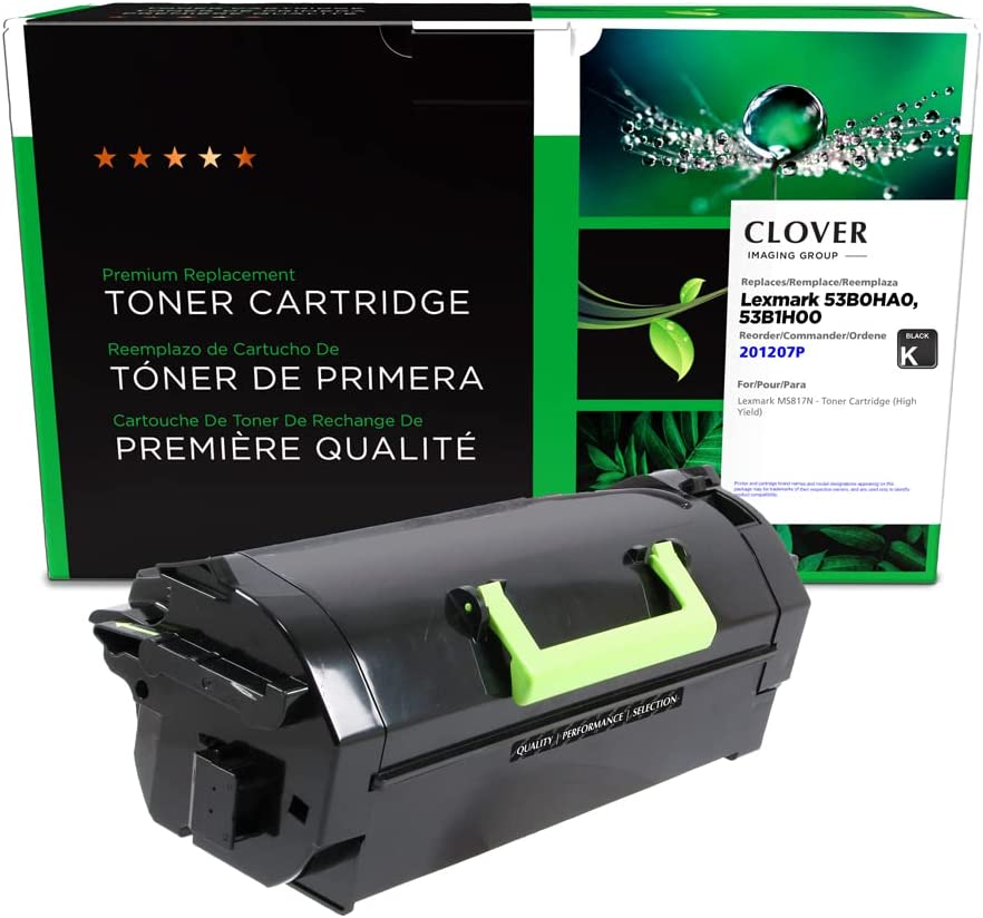 CIG 201207P Remanufactured High Yield Toner Cartridge for Lexmark MS817, One Size, Black