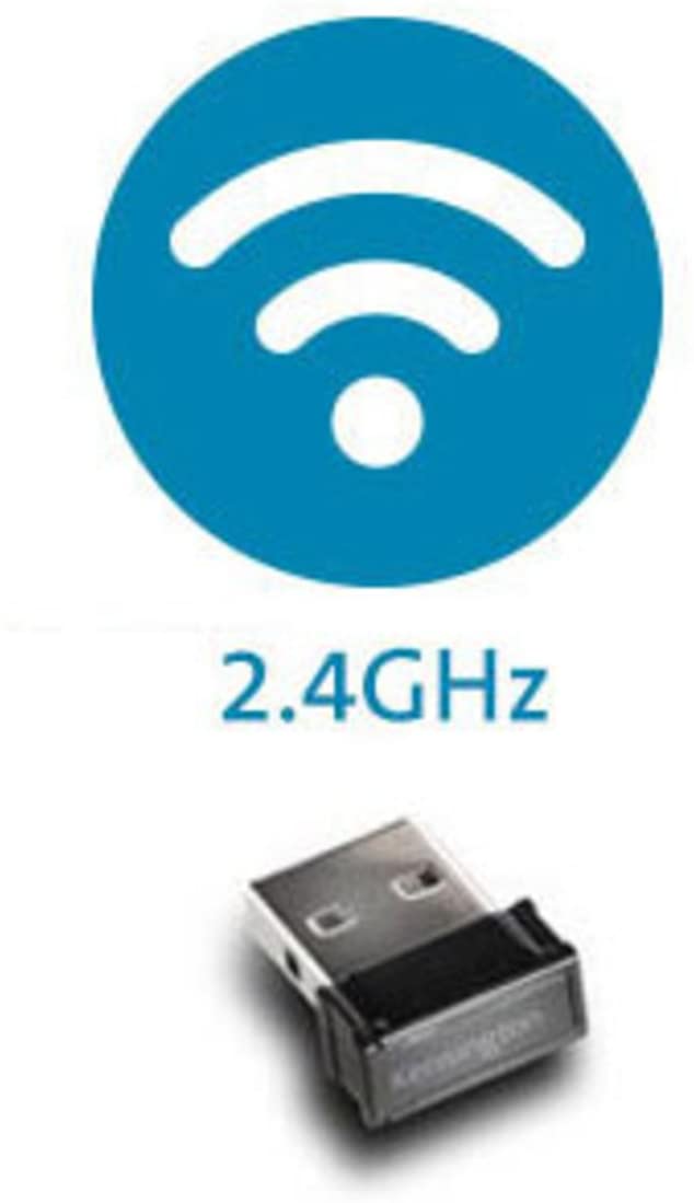 Kensington Silent Mouse-for-Life Wireless USB Mouse - Black (K72392US)