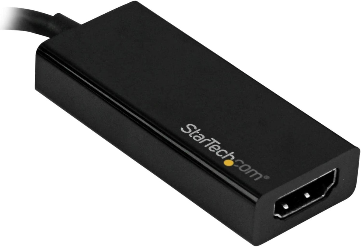 StarTech.com USB C to HDMI Adapter - 4K 60Hz - Thunderbolt 3 Compatible - USB-C Adapter - USB Type C to HDMI Dongle Converter (CDP2HD4K60) Black 4K 60Hz