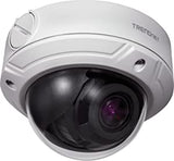 TRENDnet Indoor/Outdoor 4 Megapixel, Varifocal PoE IR Dome Network Camera, Auto-Focus, Optical Zoom, Manual Pan/Tilt, Night Visions Up to 98ft, IP66 Rated Housing, ONVIF, IPv6, TV-IP345PI 4 MP Dome