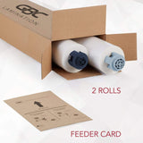 GBC Pinnacle EZ Load Blue End Cap Laminating Roll Film, NAP II, 3 Mil, 25 inches x 250 feet, 2 Pack (3748204EZ) 3mil-Matte 25" x 250'