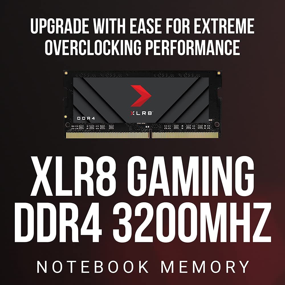PNY 16GB XLR8 Gaming DDR4 3200MHz Notebook Memory – (MN16GSD43200X)?