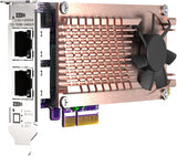 QNAP QM2-2P2G2T2 x PCIe Gen3 M.2 NVMe SSD &amp; 2 x 2.5GbE Port Expansion Card to Enhance Performance