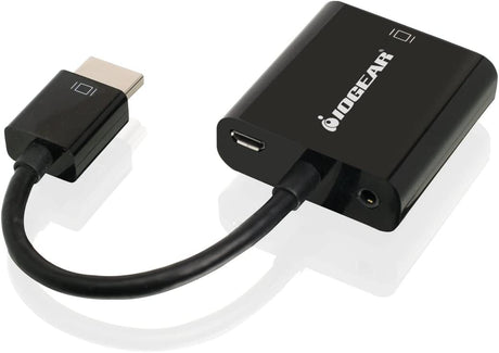 Tripp lite HDMI (M) to VGA (F) Adapter - 2 Channel Audio Via 3.5mm Stereo Output - Compatible for Desktop - Laptop - Monitor - Projector - HDTV, Chromebook, Raspberry Pi, Roku, Xbox and More - GVC311
