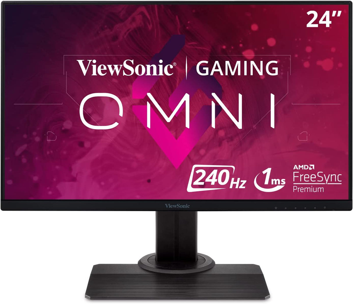 ViewSonic OMNI XG2431 24 Inch 1080p 1ms 240Hz Gaming Monitor with AMD FreeSync Premium, Advanced Ergonomics, Eye Care, HDMI and DisplayPort for Esports 24-Inch 1080p 240Hz