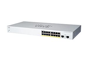 Cisco Business CBS220-16T-2G Smart Switch | 16 Port GE | 2x1G SFP | 3-Year Limited Hardware Warranty (CBS220-16T-2G-NA) 16-port GE / 2 x GE Uplinks Switch