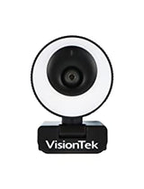 VisionTek VTWC40 Premium Autofocus Full HD 1080P 60FPS Webcam, Chromebook, Computer Video Camera, Digital Dual Microphones, Privacy Cover, 96-Degree Viewing Angle, Work, Study, &amp; Stream (901442)