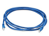 Monoprice 7FT 24AWG Cat6 550MHz UTP Ethernet Bare Copper Network Cable - Blue