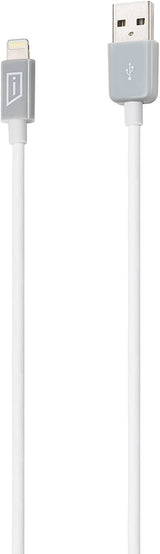 iStore Apple Certified Lightning Sync/Charge Cable, 3.3 Feet, White Grey (ACC96105CAI), White/Gray