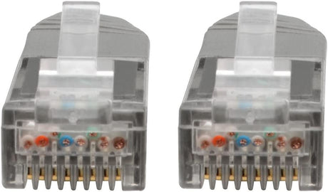 Tripp Lite Cat6 Cat5e Gigabit Molded Patch Cable RJ45 M/M 550MHz Gray 50ft 50' (N200-050-GY) 50 ft. Gray