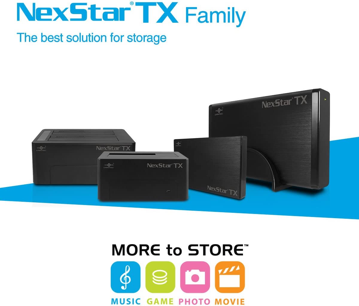 Vantec NexStar TX 3.5" USB 3.0 Hard Drive Enclosure (NST-328S3-BK ) NexStar TX - USB 3.0 (Updated version) Hard Drive Enclosure