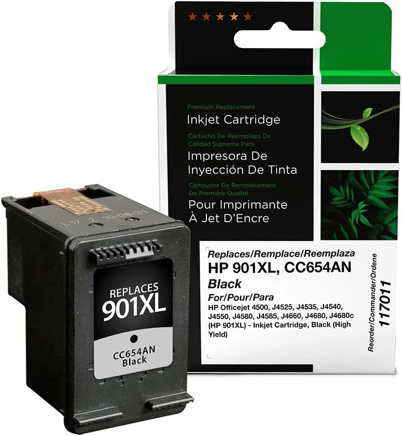 Inksters of america HP Officejet J4525 J4535 J4540 J4550 J4580 J4585 J4660 J4680 J4680c HP 901XL Ink Cartridge High Yield Black