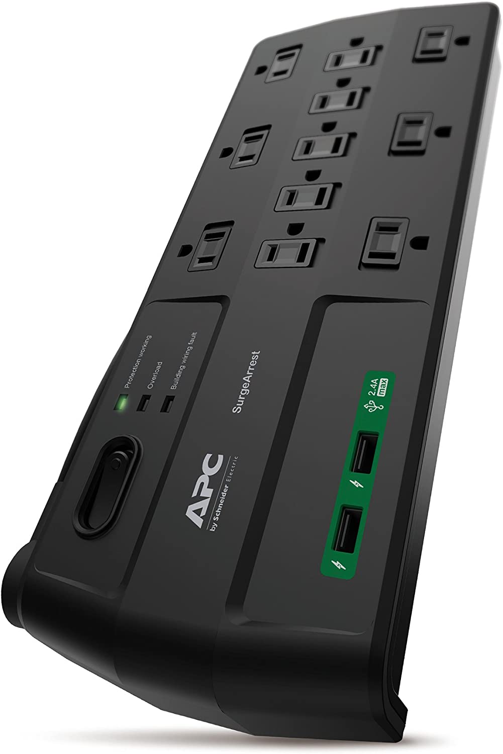 APC Performance Surge Protector with USB Ports, P11U2, 11 Outlet Power Strip, 2880 Joule Surge Protection 11 Outlet Protector