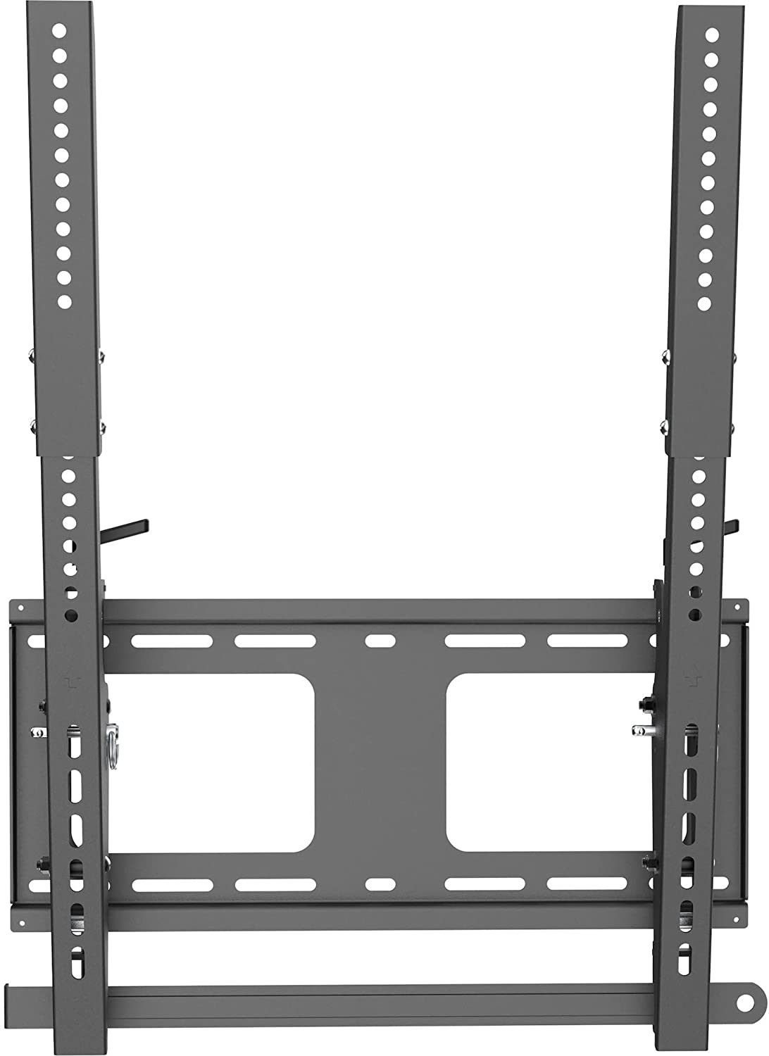 StarTech.com Portrait/Vertical TV Wall Mount - Heavy Duty TV Wall Mount - 40-55" VESA Display (110lb/50kg)- Tilting Low Profile Television Digital Signage Mount with Lockable Security Bar (FPWTLTPORT)