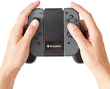 Verbatim Charging Controller Grip for use with Nintendo Switch Joy-Con Controllers – Black