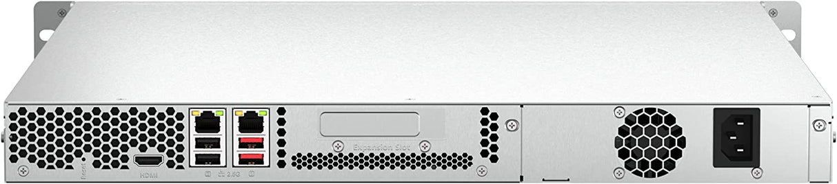 QNAP TS-464U-4G-US 4 Bay High-Speed Rackmount Rackmount Dual-2.5GbE NAS Intel® Celeron® N5105/N5095 CPU, 4GB DDR4 Memory and 2.5GbE (2.5G/1G/100M) Network Connectivity (Diskless)