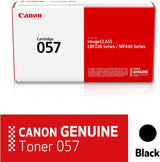 Canon® 057 Black Toner Cartridge, 3009C001 Standard