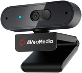 AVerMedia PW310P Webcam - Full 1080p 30fps HD Camera with Autofocus and Dual Stereo Microphones, Work from Home, Remote Learning. 1080p 30fps Auto focus