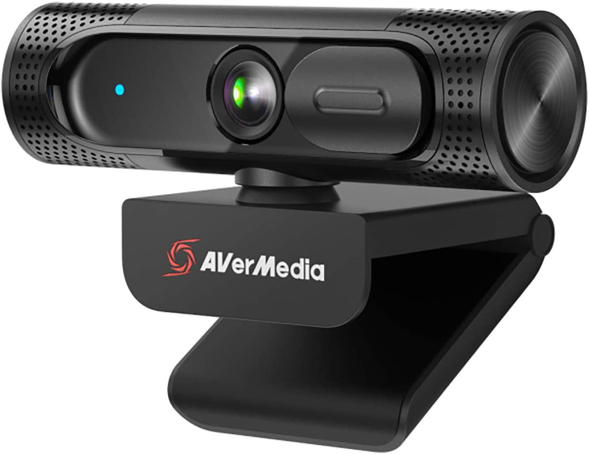AVerMedia PW315 Webcam - 1080p HD Wide Angle Camera for Video Conferencing, Online Teaching, and Streaming