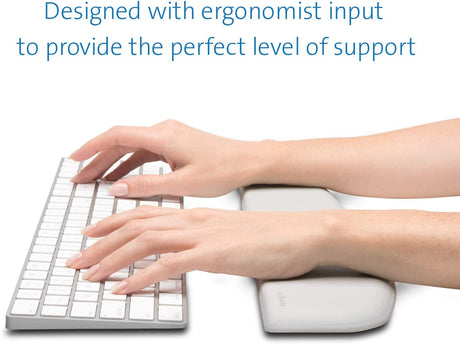 Kensington ErgoSoft Wrist Rest for Slim Keyboard-Gray, Model: K50434WW