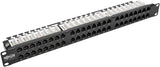 Tripp Lite 48-Port 1U Rack-Mount Cat5 Cat5e Patch Panel, 110, RJ45, Ethernet (N052-048-1U) 48 Port (1U)