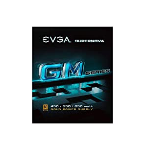 EVGA SuperNOVA 650 GM, 80 Plus Gold 650W, Fully Modular, ECO Mode with DBB Fan, 7 Year Warranty, Includes Power ON Self Tester, SFX Form Factor, Power Supply 123-GM-0650-Y1 650W GM Power Supply
