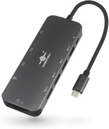 Vantec Link USB C Multi-Function Hub with 2xHDMI 4K, VGA, Gigabit, SD, MicroSD, 2xUSB 3.1, 2xUSB 2.0, PD 100W, USB C (CB-CU302MDSH)