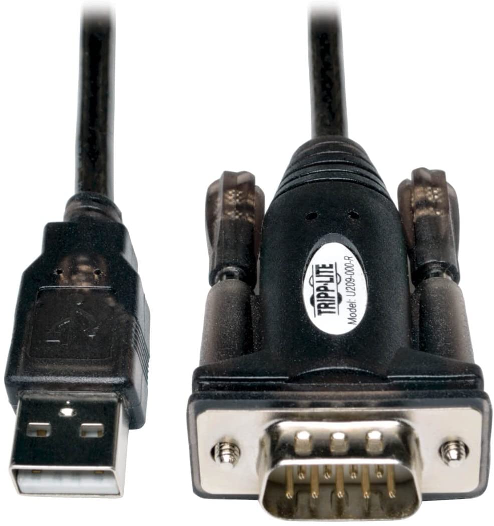 Tripp Lite 5ft USB to Serial Adapter Cable (USB-A to DB9 M/M)(U209-000-R)