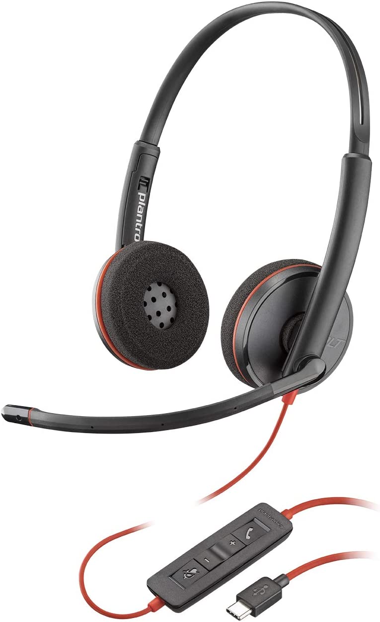 Plantronics 209749-101 Headset Headphone Accessory Blackwire C3220 USB-C Blackwire C3220 USB-C Headset