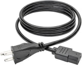 Tripp Lite Hospital Medical Power Cord, 10A, 18AWG, 5-15P to C13, 6' (P006-006-HG10) 6 ft. 10A