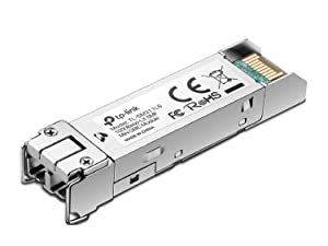 TP-Link Gigabit SFP module | 1000Base-LX Single-mode Fiber Mini GBIC Module | Plug and Play | LC/UPC interface | Up to 10km distance (TL-SM311LS) Single - Mode Fiber SFP