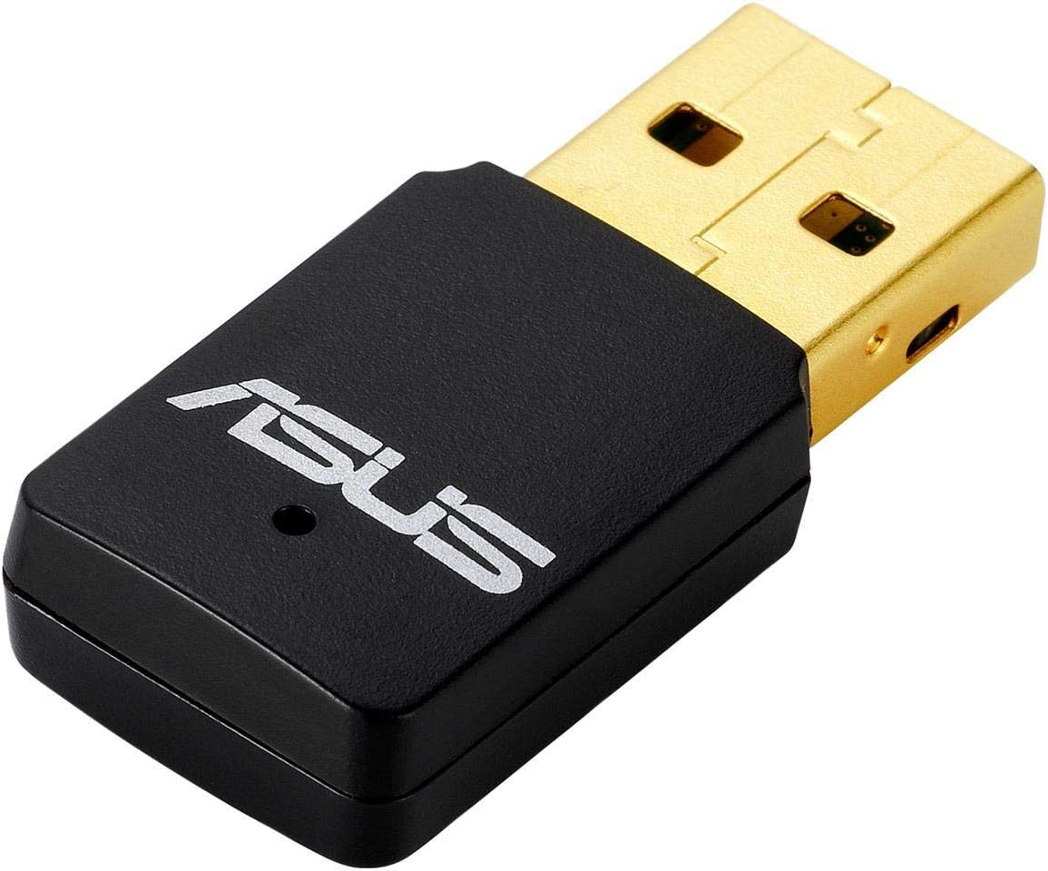 ASUS USB-N13 C1 300Mbps USB Wireless Adapter, Supports WEP, WPA, WPA2 WPA3 encryption Standards (USB-N13 C1)