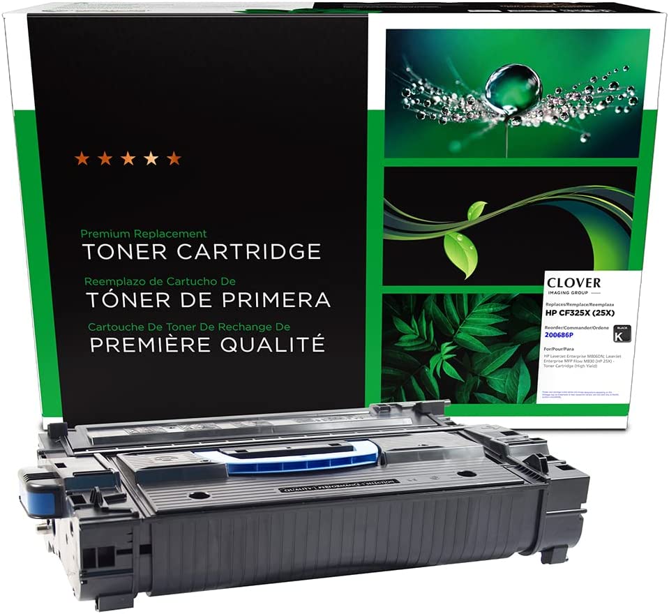 Clover imaging group Clover Remanufactured Toner Cartridge Replacement for HP CF325X (HP 25X) | Black | High Yield