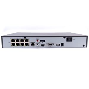 Hikvision EKI-K82T46C 4K PoE NVR 8-Channel System – 2TB HDD, 6x 4MP IP Cameras, Refurbished, US Firmware