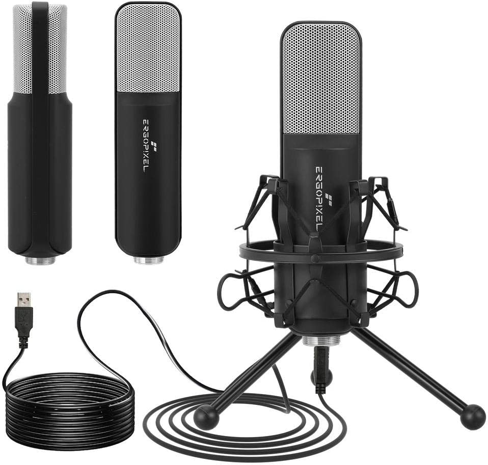 ERGOPIXEL Studio Microphone W/Tripod BLK